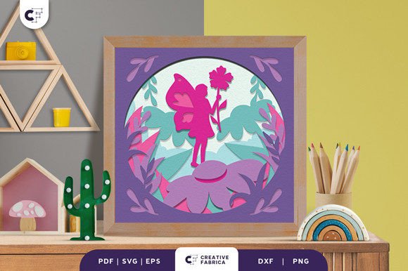 Download Fairy in Fairytale Forest Shadow Box - Fairytale Collection