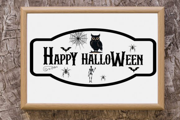Download Halloween Vintage Sign,Happy Halloween - Vintage Collection