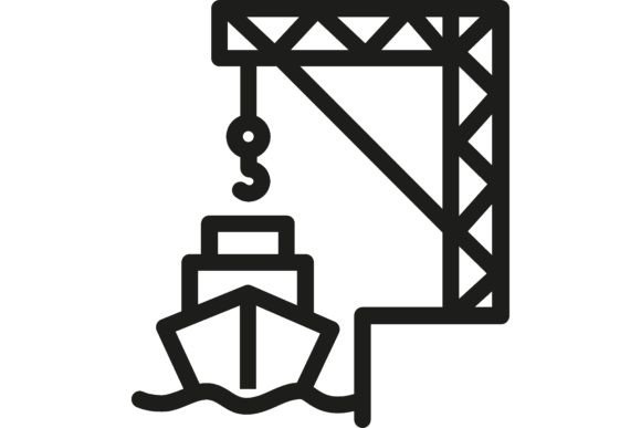 Download Cargo Port Line Icon. Loading, Freight, - Cargo Collection