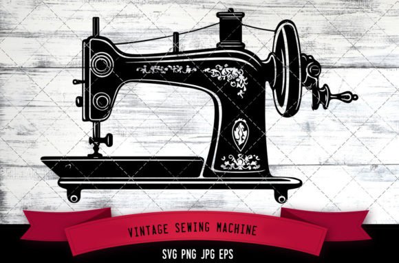 Download Vintage Sewing Machine SVG - Vintage Collection