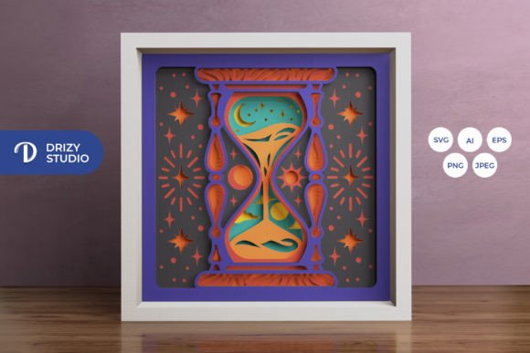 Download Fairytale Hourglass 3D Shadow Box - Fairytale Collection