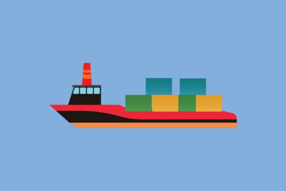 Download Flat Icon - Cargo Ship - Cargo Collection
