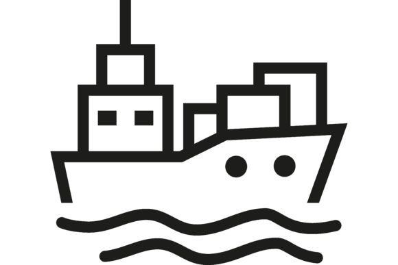 Download Cargo Ship Line Icon. Export, Merchant S - Cargo Collection